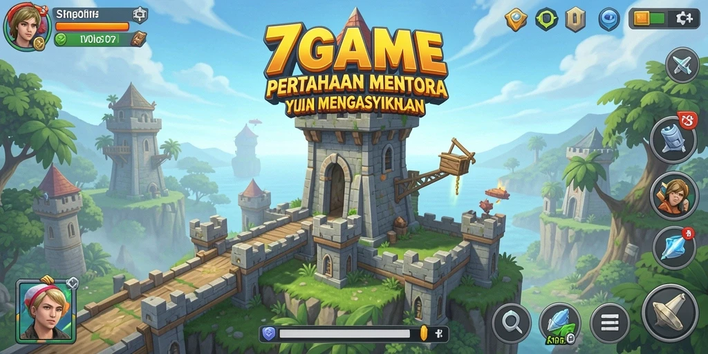 Gameplay seru dan grafis menawan di 7GAME Tower Defense.