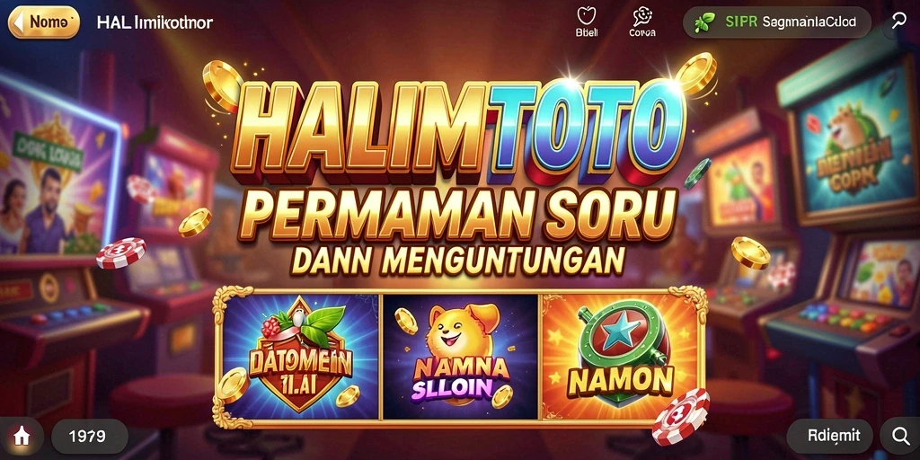 Tampilan gameplay HALIMTOTO yang seru dan mengesankan.
