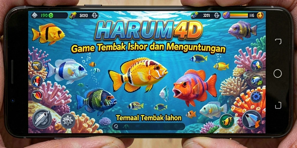 Tampilan gameplay HARUM4D yang seru dan menantang.
