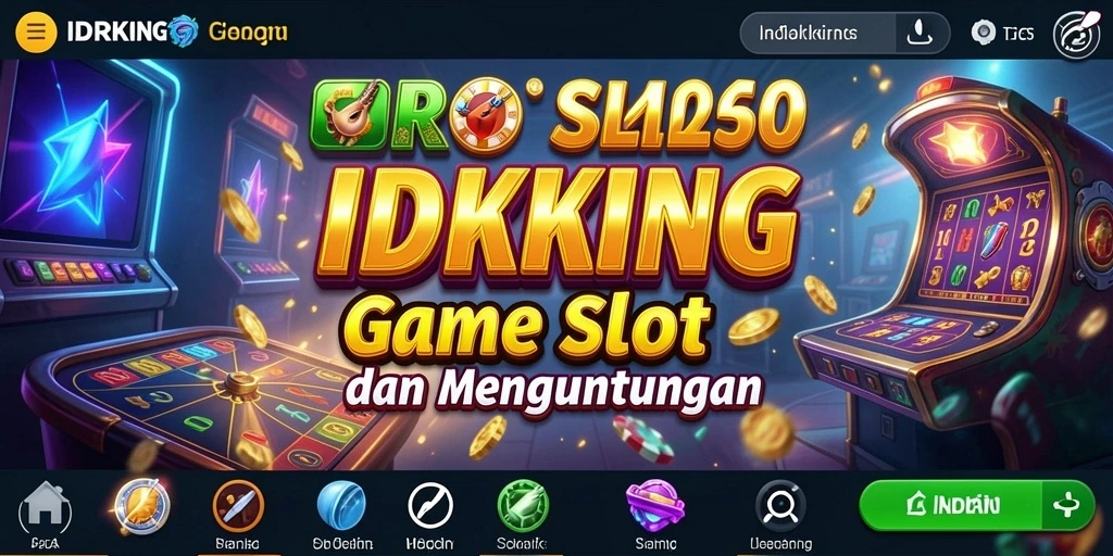 Gameplay seru di IDRKING dengan berbagai tema slot.