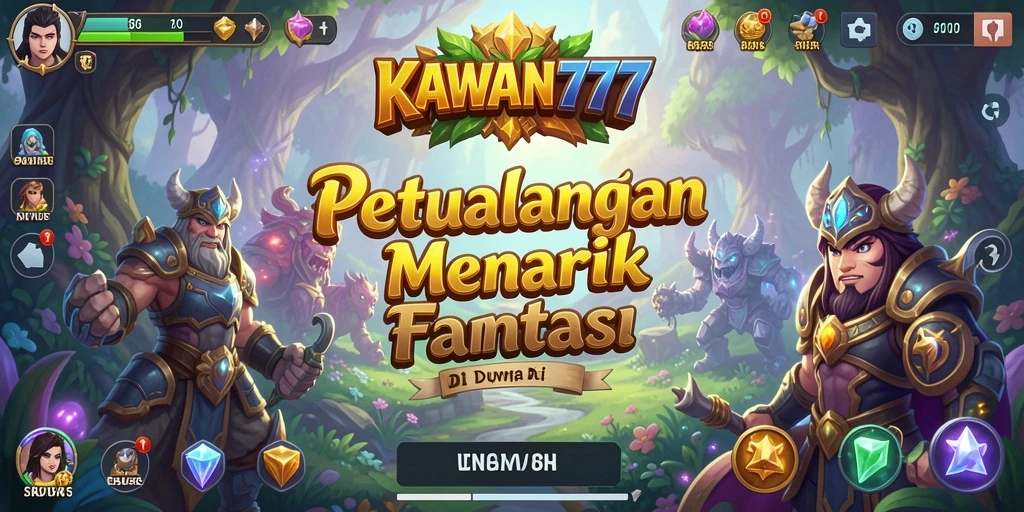 Tangkapan layar gameplay KAWAN777 menampilkan aksi petualangan yang mendebarkan.
