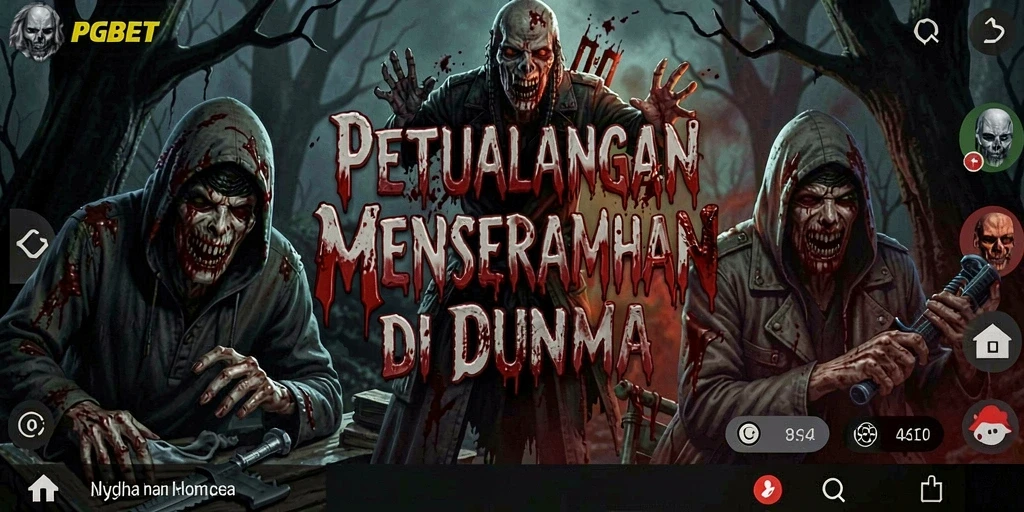Screenshot gameplay PGBET dengan suasana horror yang mencekam.
