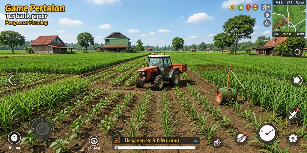 Tampilan gameplay V89 yang menawan dalam bertani.